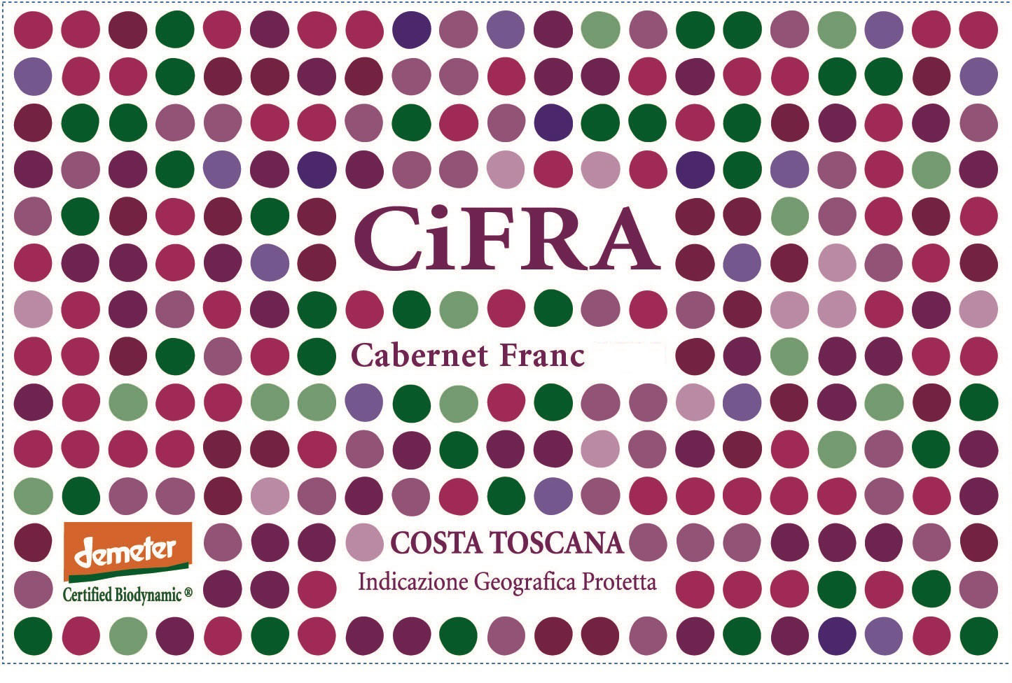 Duemani CiFra - Cabernet Franc label