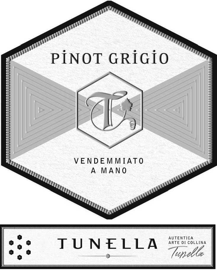 Tunella - Pinot Grigio label