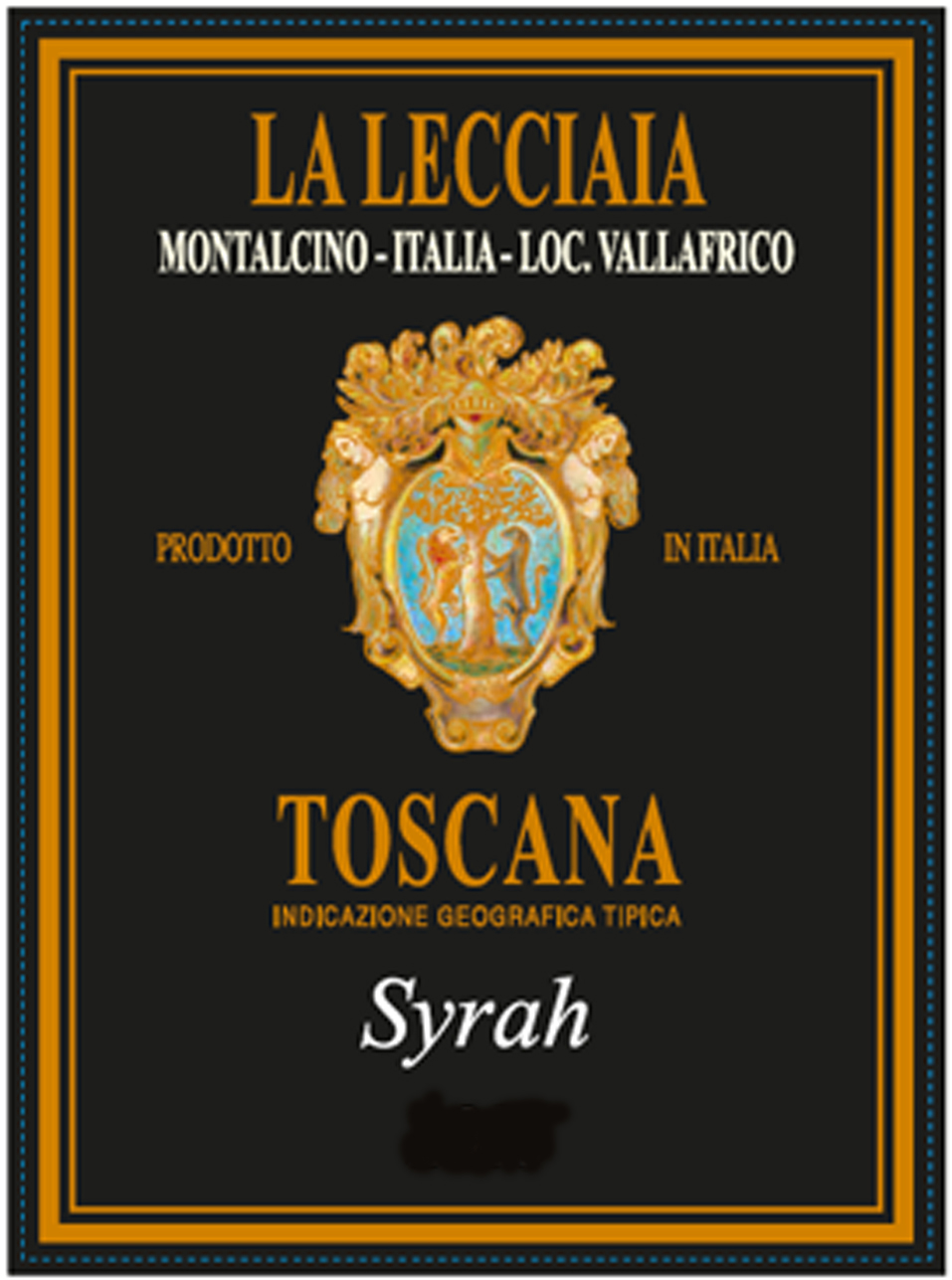 La Lecciaia - Syrah label