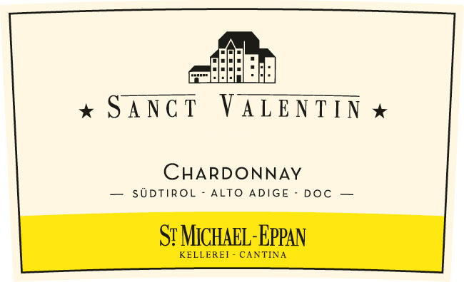 St. Michael-Eppan - Sanct Valentin - Chardonnay label