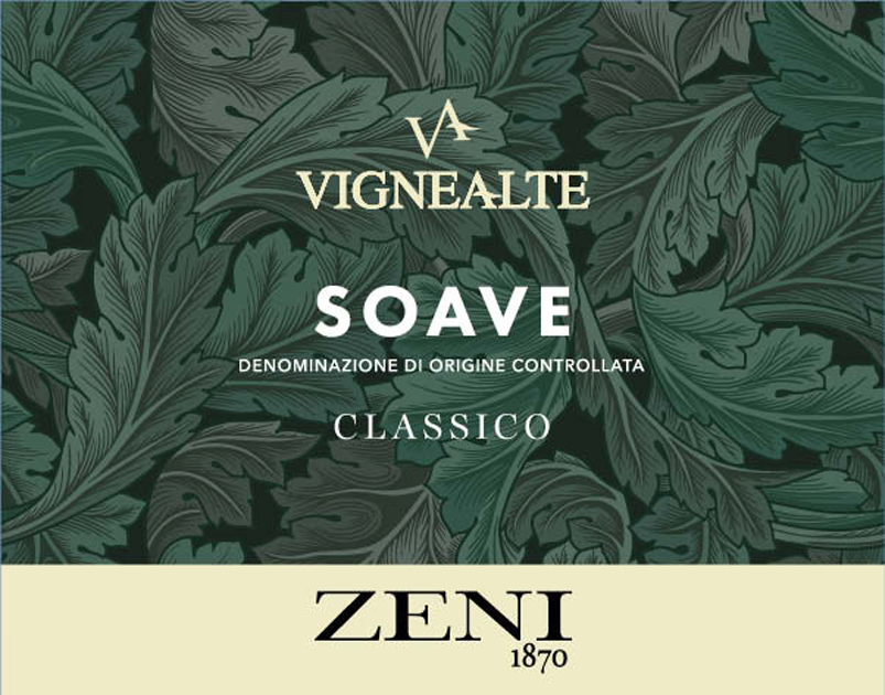 Zeni - Soave Doc Classico Vigne Alte label