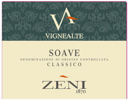 Zeni - Soave Doc Classico Vigne Alte label