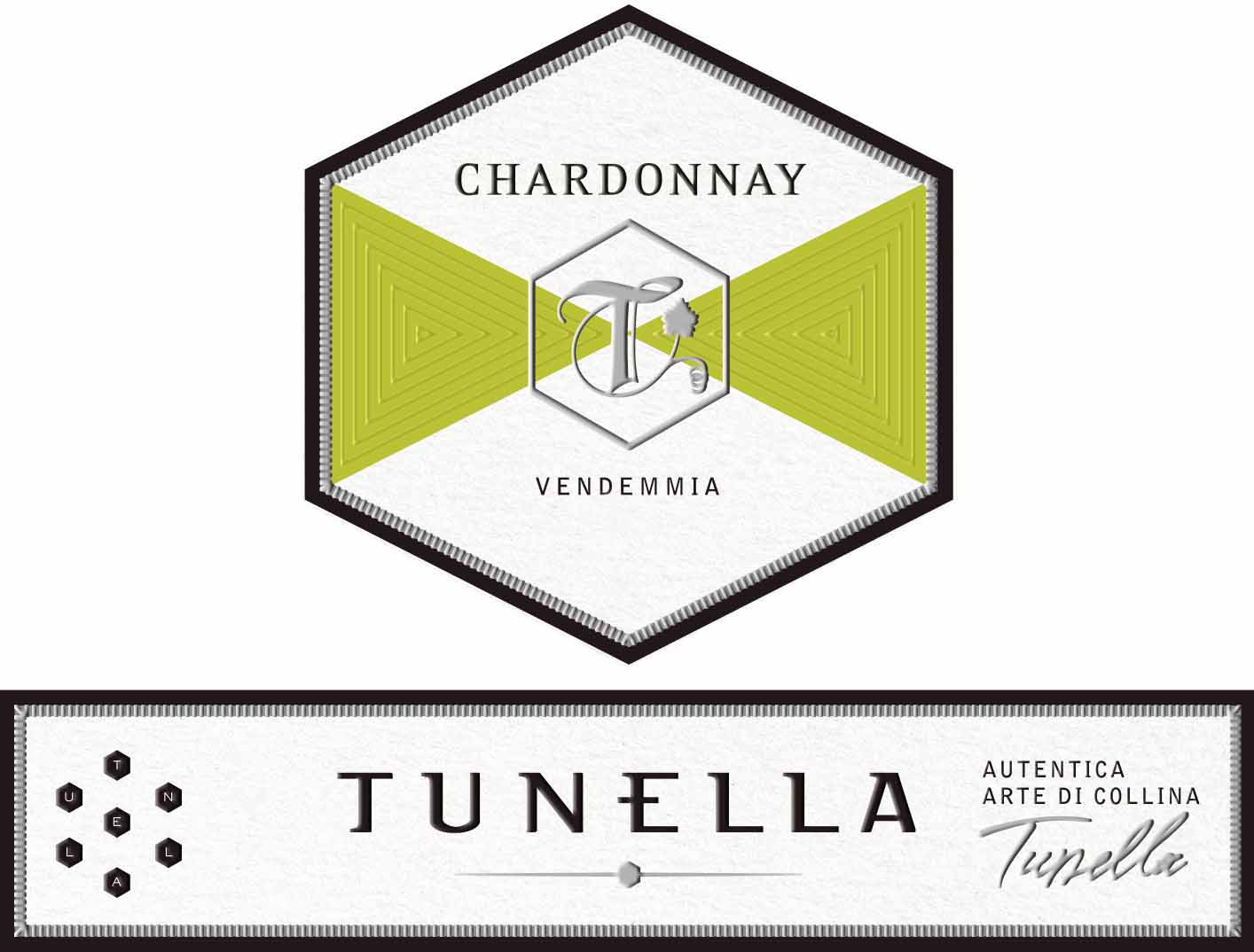 Tunella - Chardonnay label
