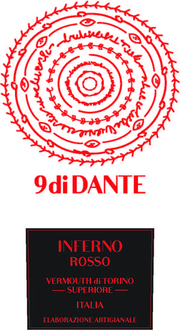 9 di Dante Inferno Rosso Vermouth label