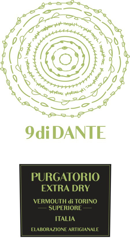9 di Dante Purgatorio Extra Dry Vermouth label