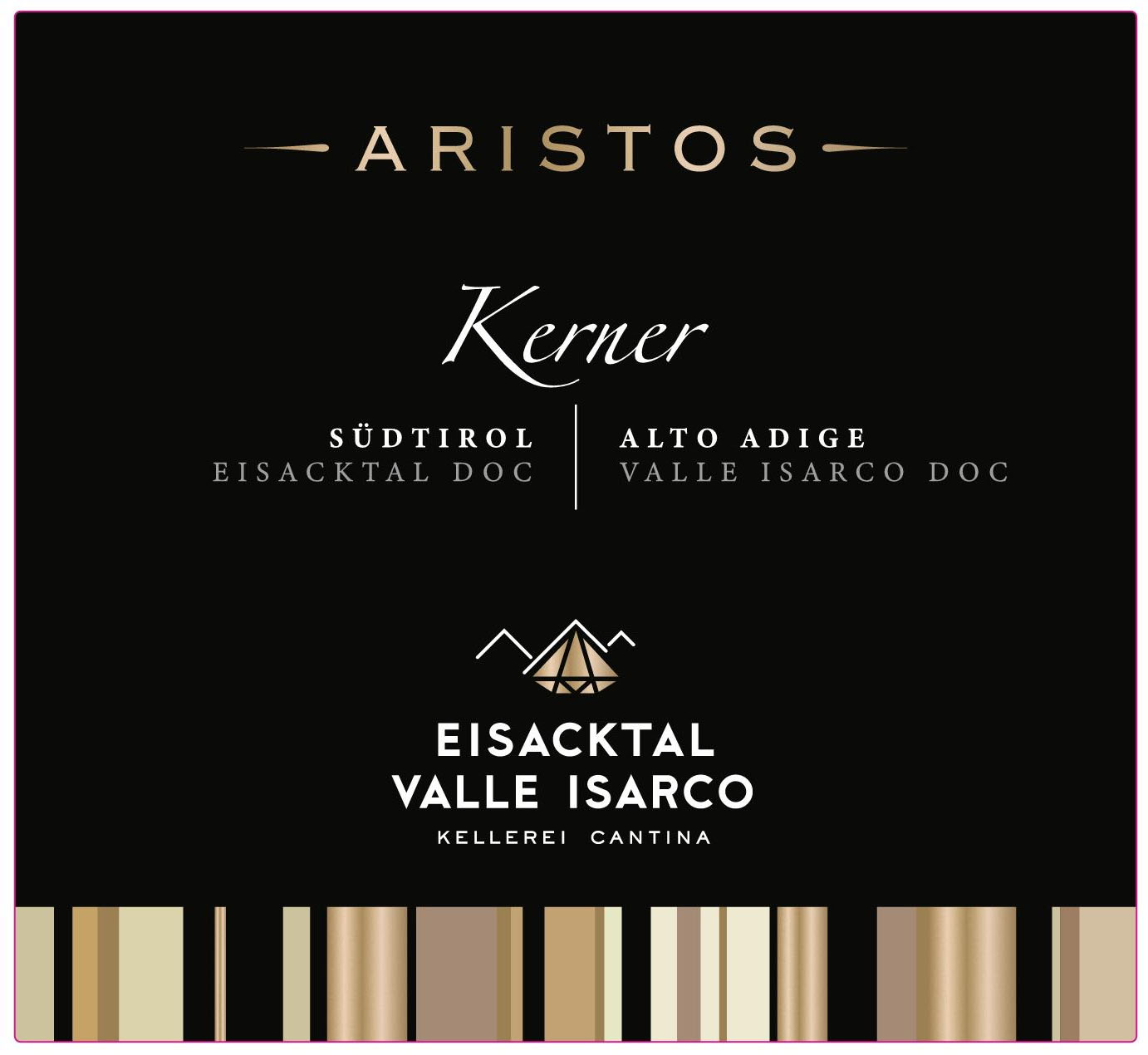 Aristos - Kerner - Eisacktal Valle Isarco label