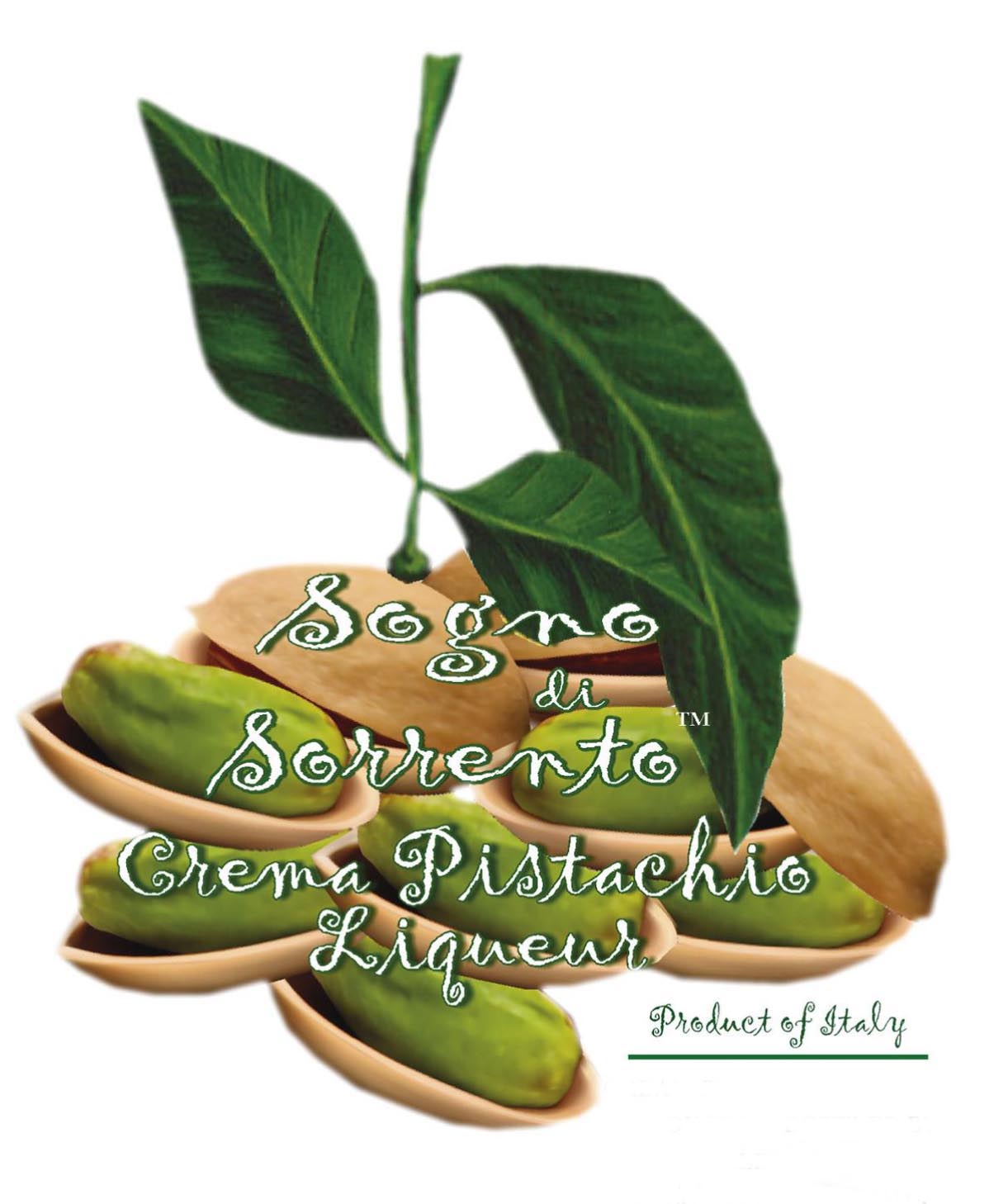 Sogno di Sorrento - Crema Pistachio label