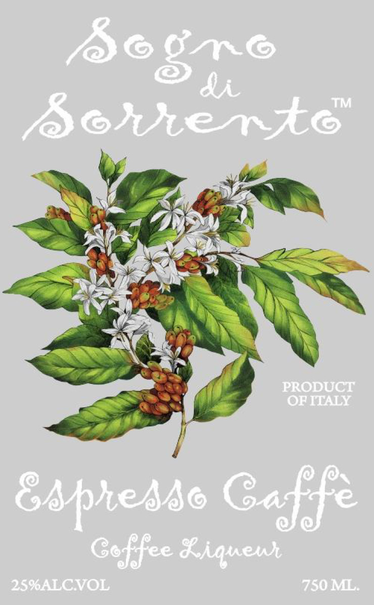 Sogno di Sorrento - Espresso Caffe label