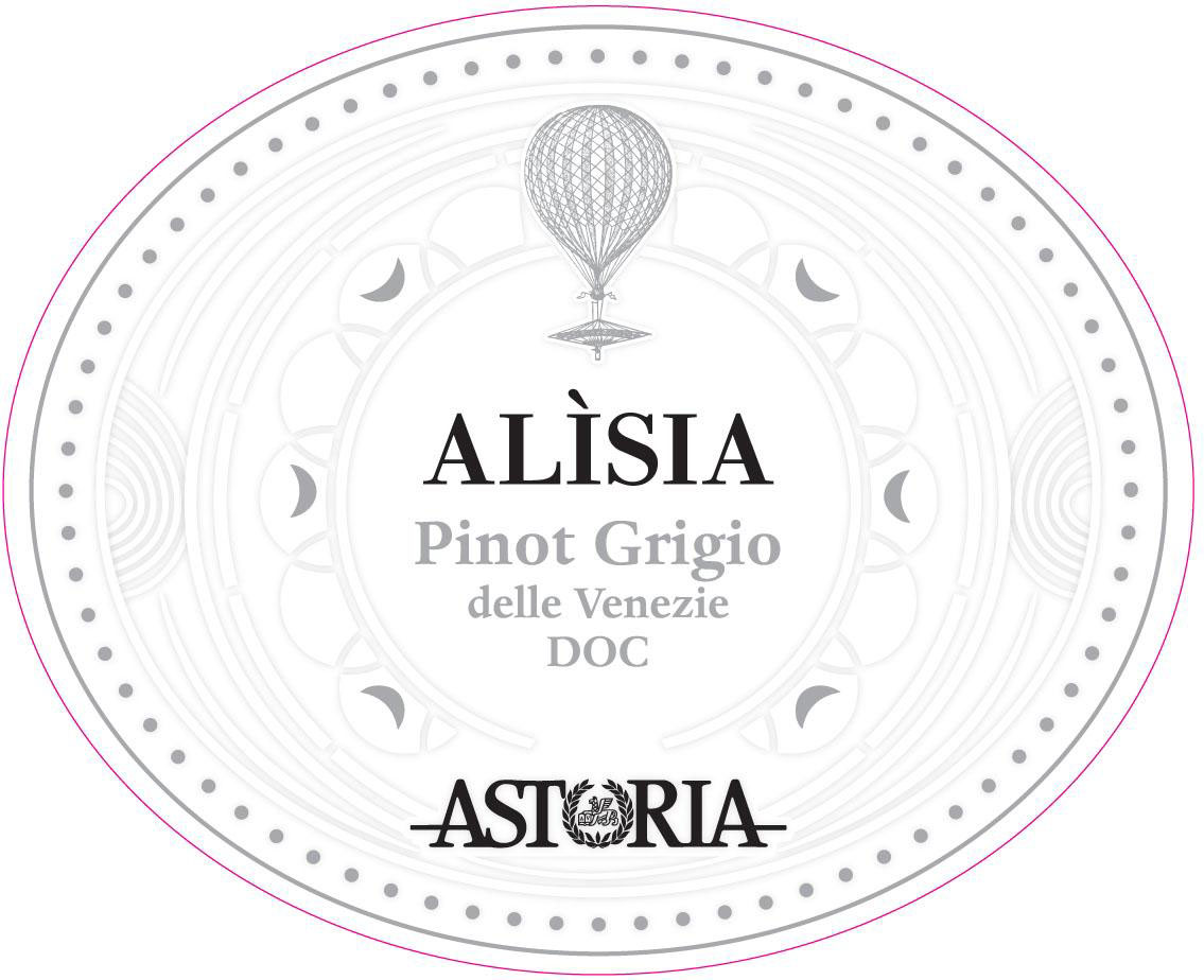 Astoria - Alisia - Pinot Grigio label