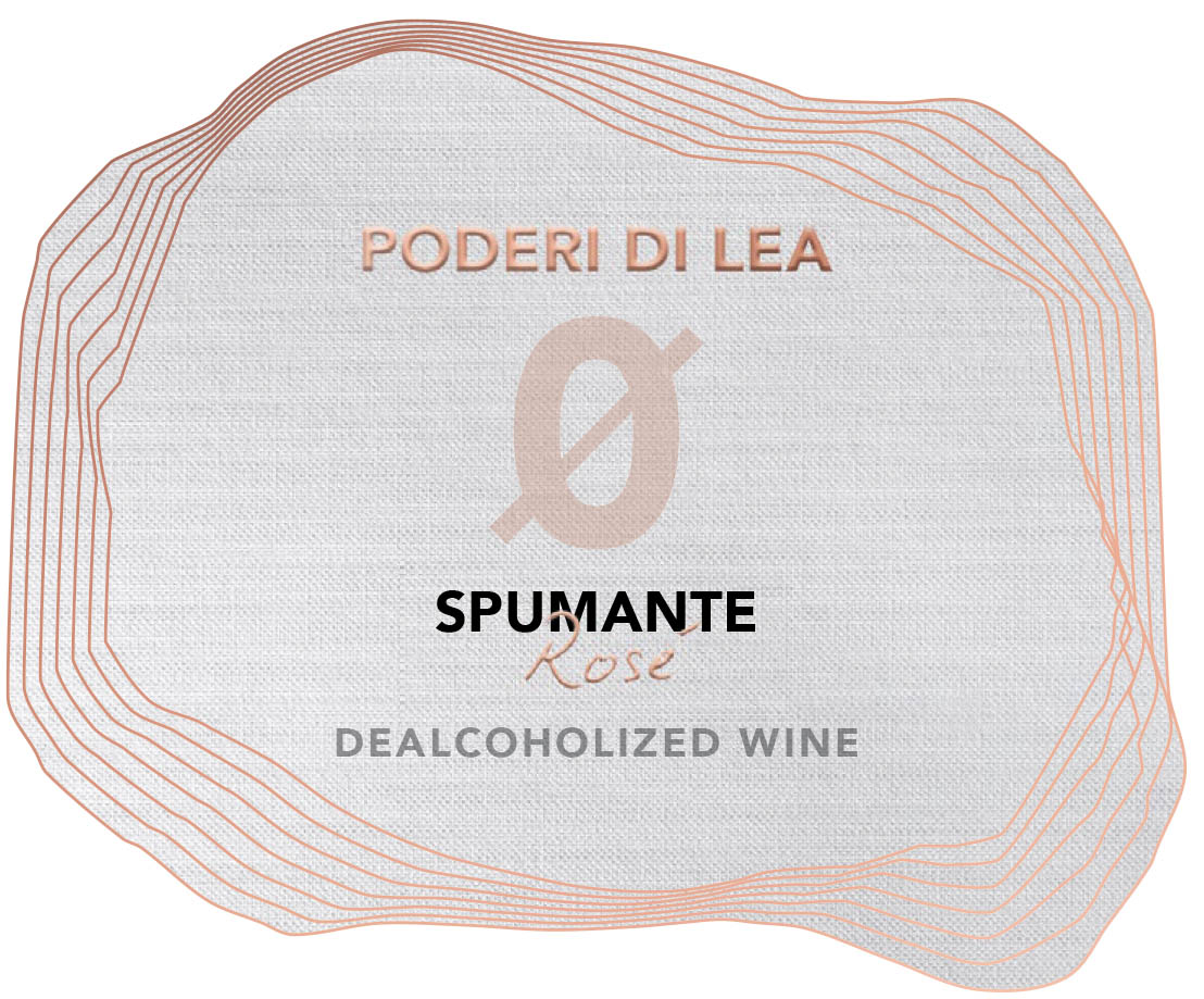Poderi Di Lea - Spumante Rose label