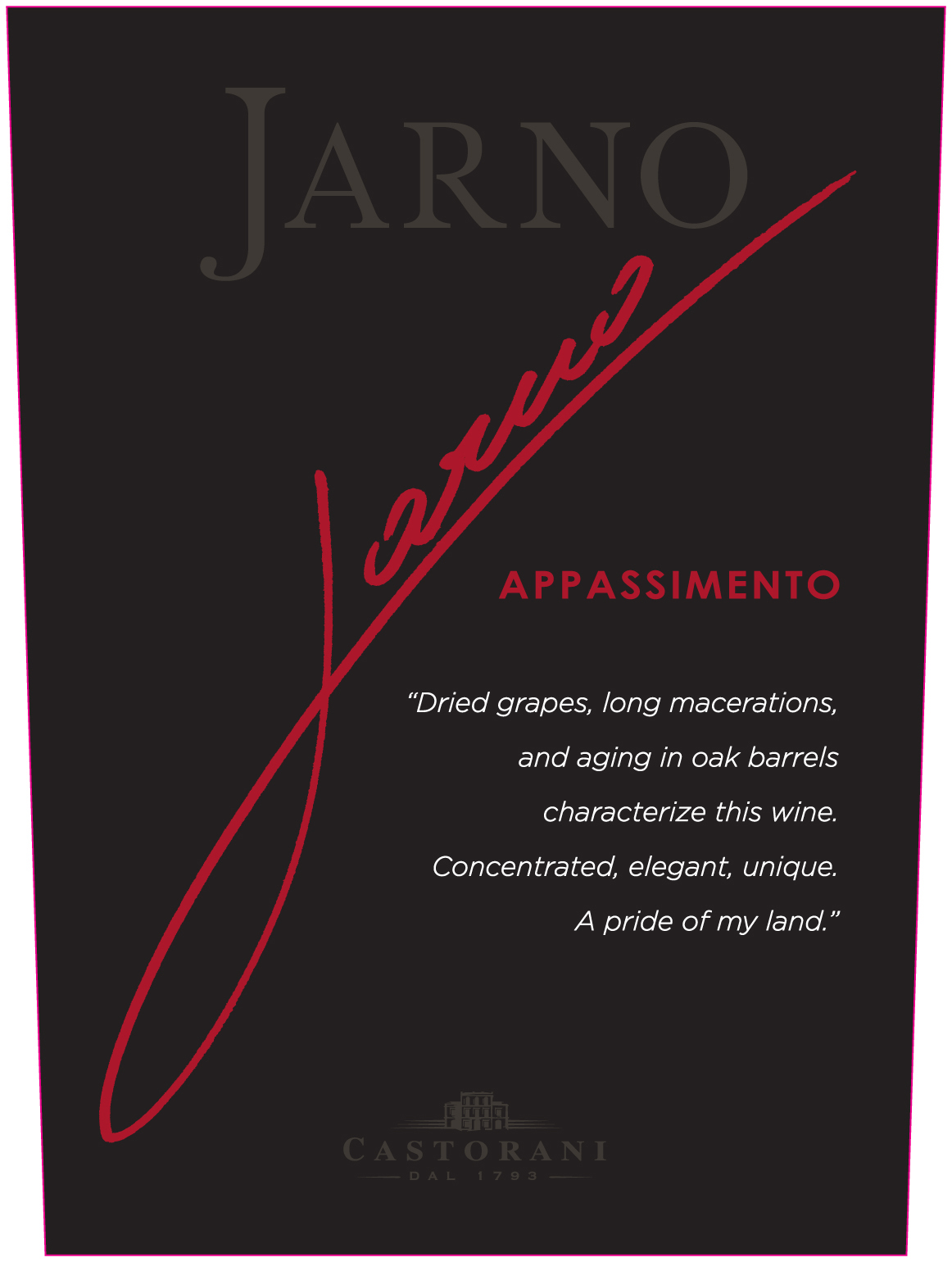 Castorani Jarno label
