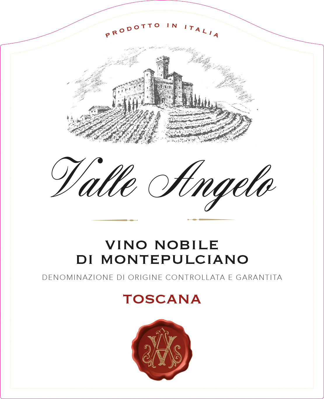 Valle Angelo - Vino Nobile di Montepulciano label