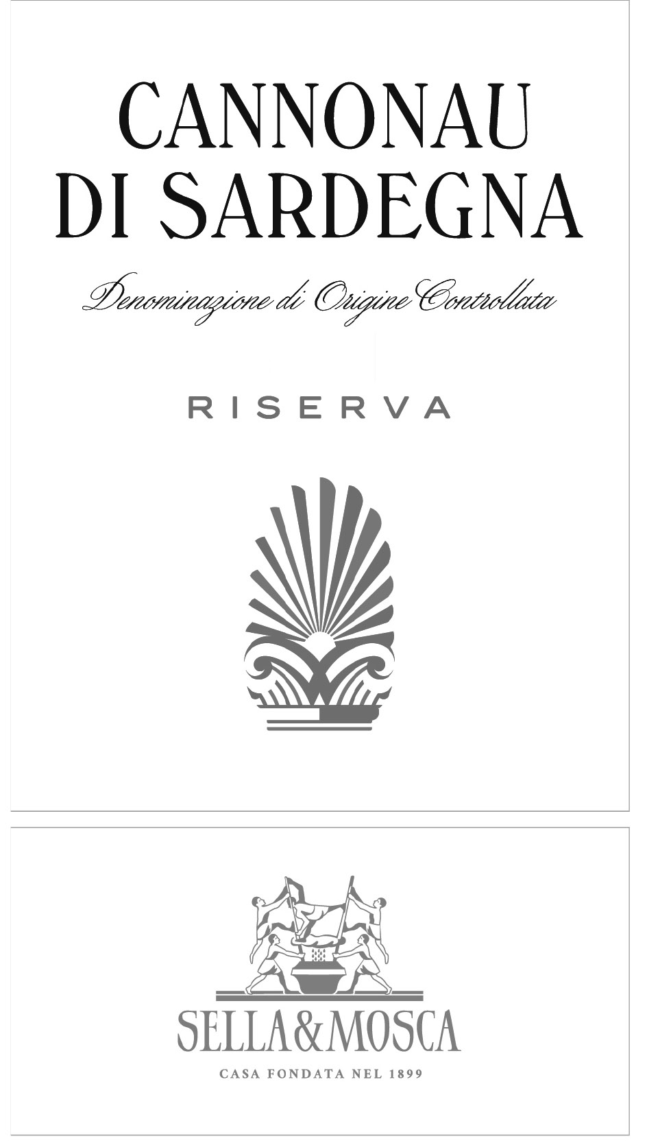 Sella & Mosca - Cannonau di Sardegna Rsv DOC label