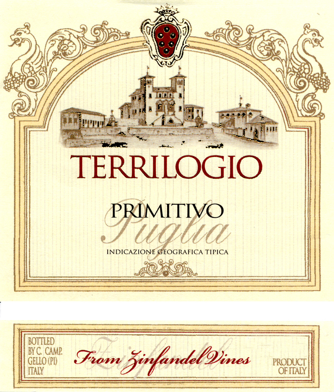 Terrilogio - Primitivo label