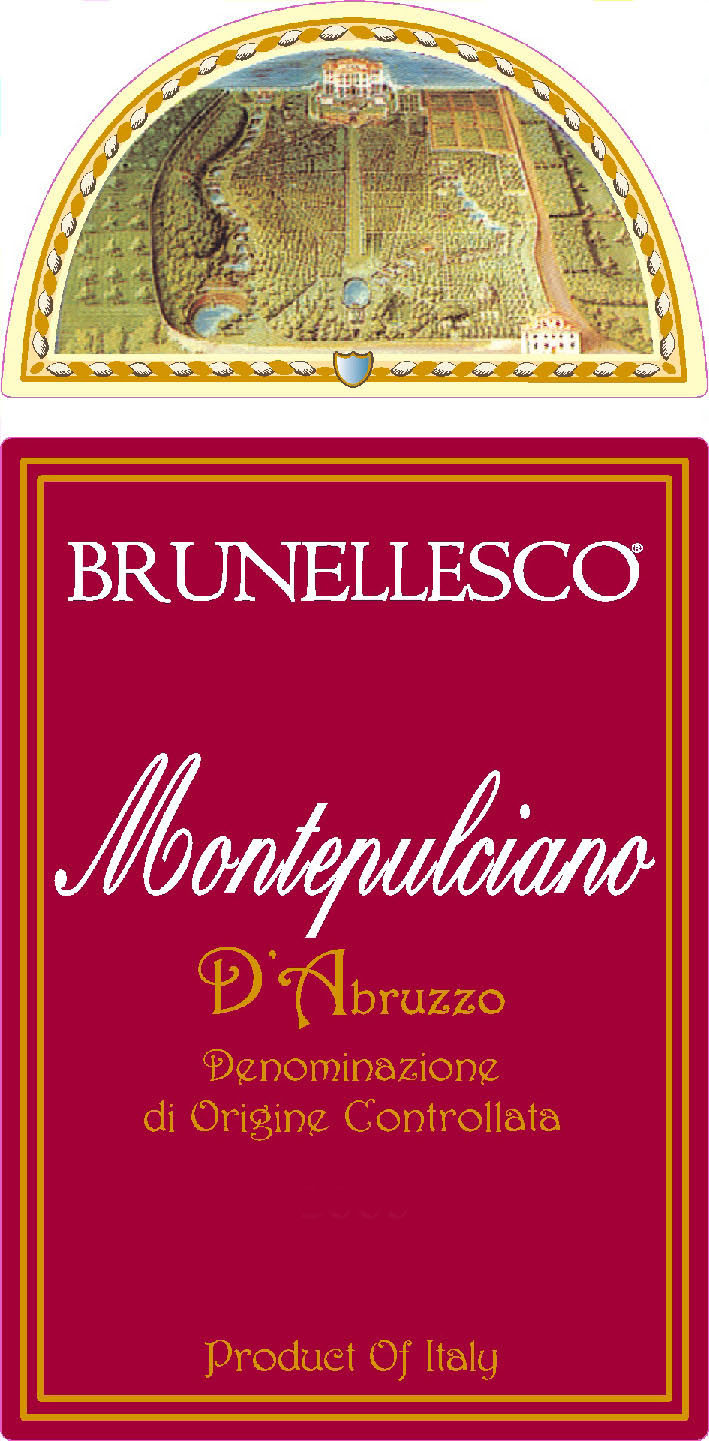 Brunellesco - Montepulciano D'Abruzzo label