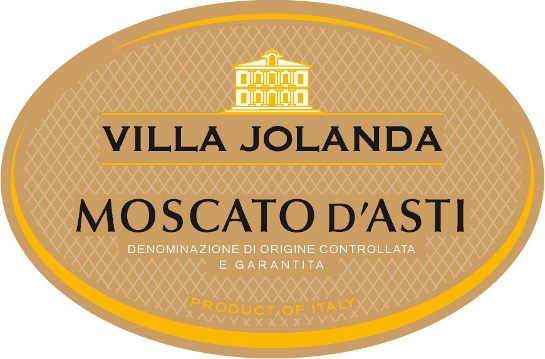 Villa Jolanda - Moscato d'Asti label