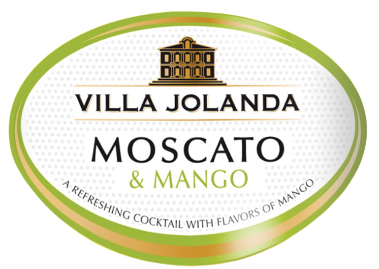 Villa Jolanda - Moscato and Mango label