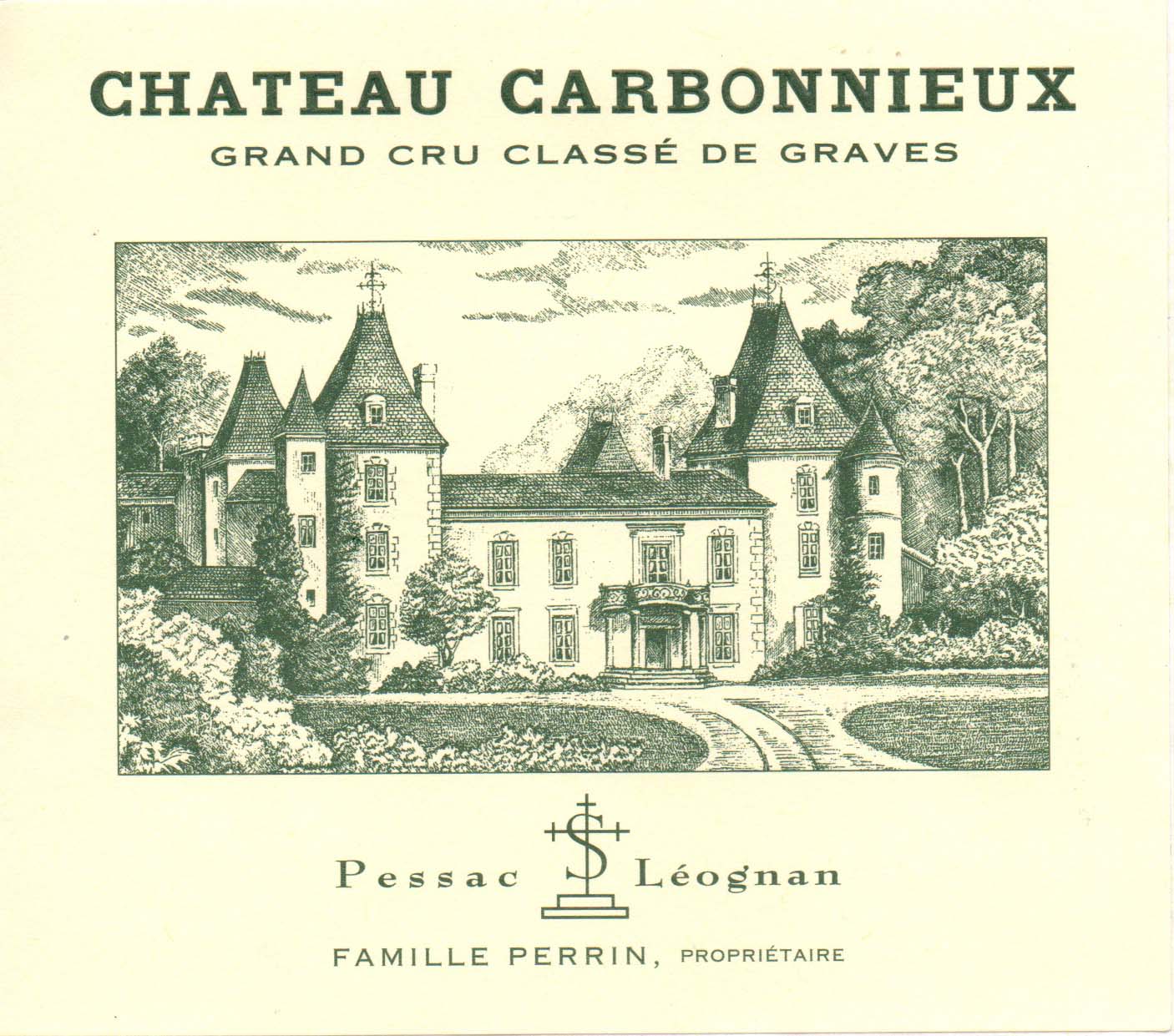 Chateau Carbonnieux Rouge label