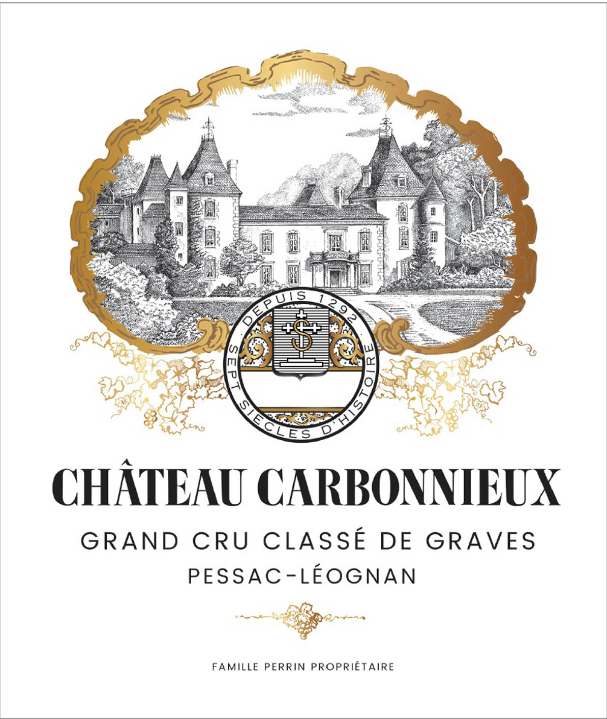 Chateau Carbonnieux Blanc label