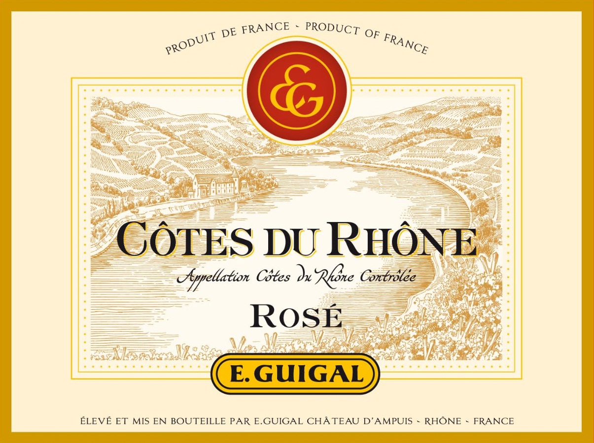 E. Guigal - Cotes-du-Rhone - Rose label