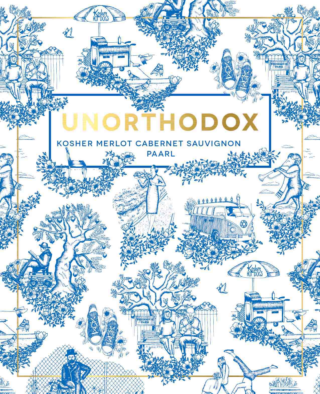 Unorthodox - Merlot-Cabernet Sauvignon label