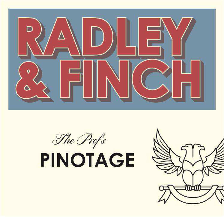 Radley & Finch - The Profs - Pinotage label