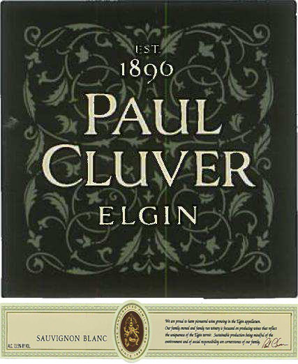 Paul Cluver - Sauvignon Blanc label