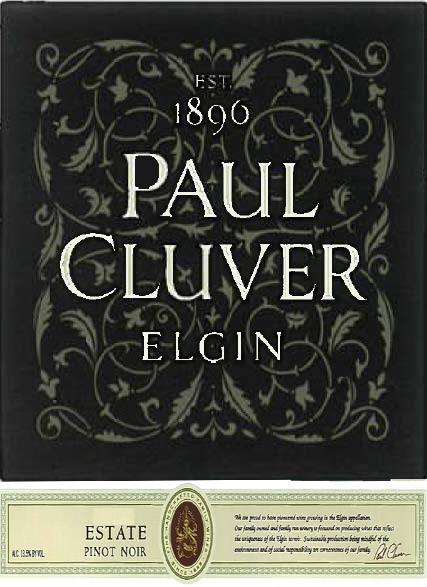 Paul Cluver - Pinot Noir Estate label