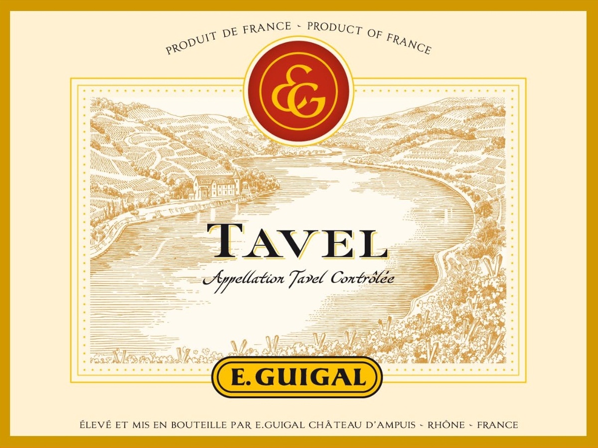 E. Guigal - Tavel  label