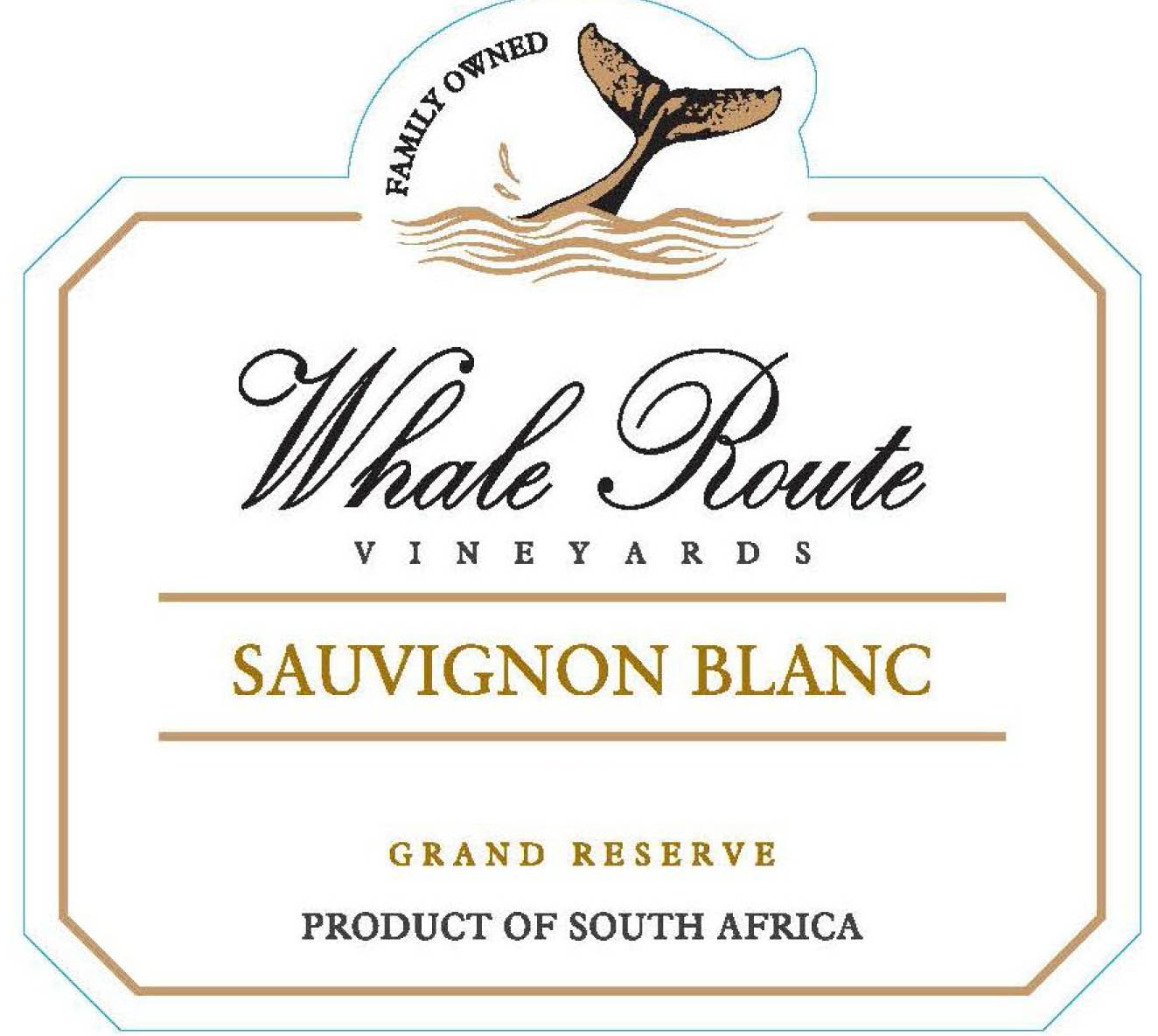 Whale Route - Sauvignon Blanc label