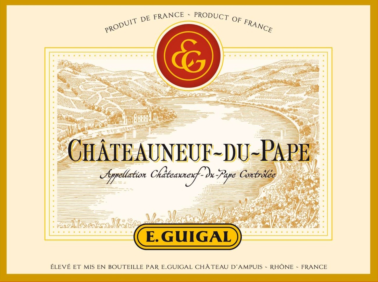 E. Guigal - Chateauneuf du Pape label
