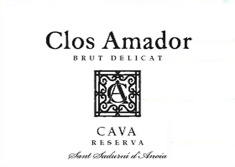 Clos Amador - Brut Delicat Reserva label