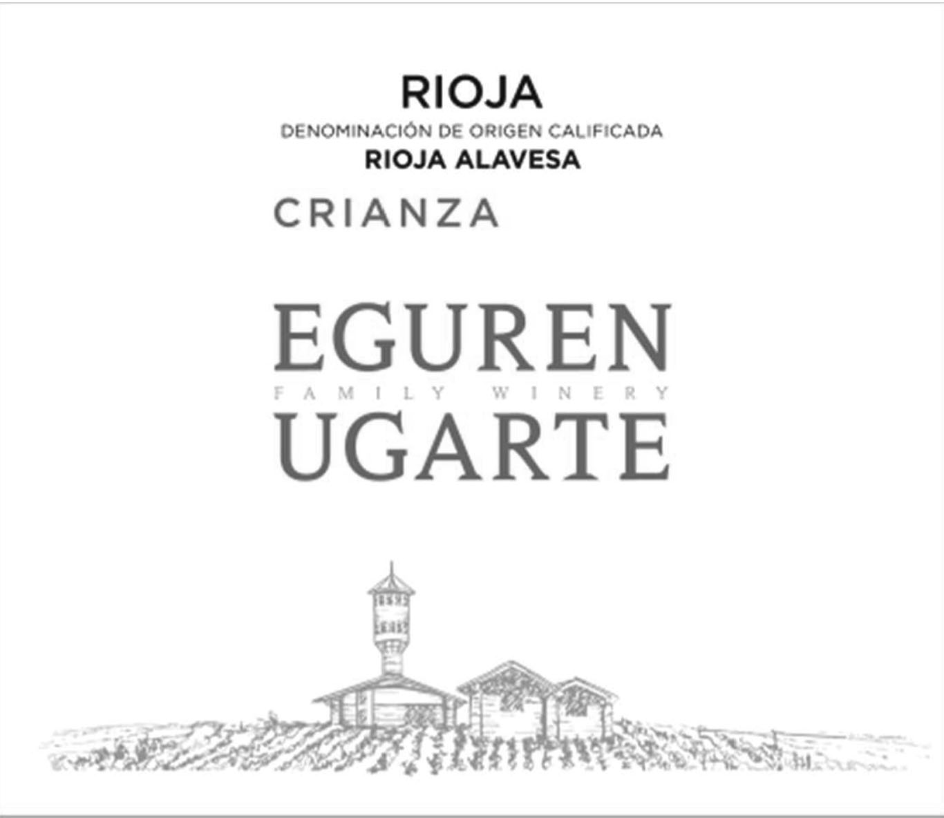 Eguren Ugarte - Crianza Rioja label