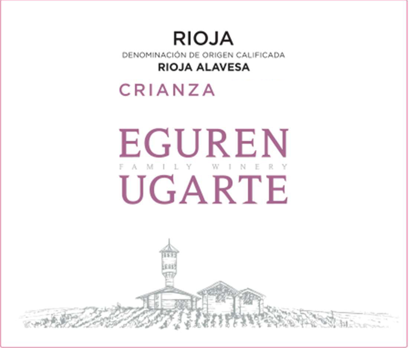 Eguren Ugarte - Crianza Rioja label