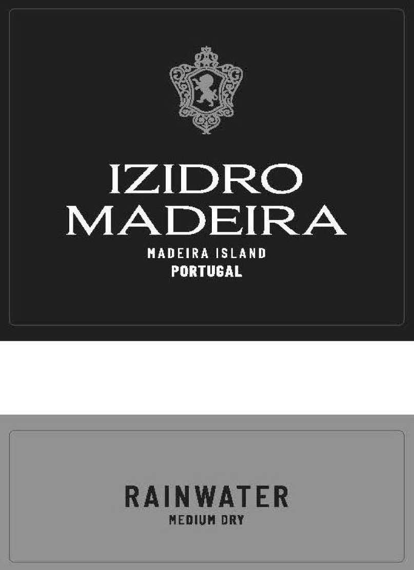 Izidro Madeira - Rainwater label