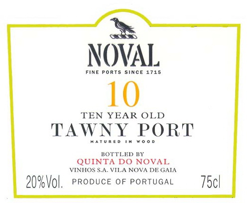 Quinta do Noval - 10 Year Old Tawny Port label