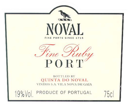 Quinta Do Noval - Fine Ruby Port label