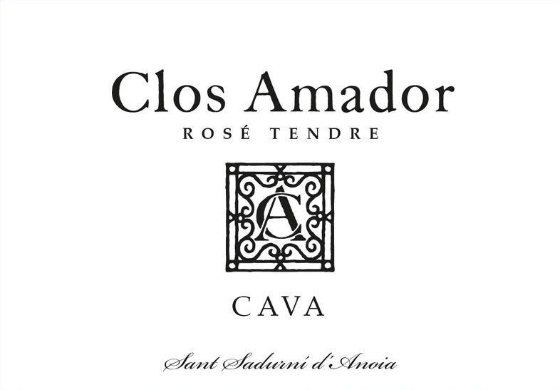 Clos Amador - Rose Tendre label