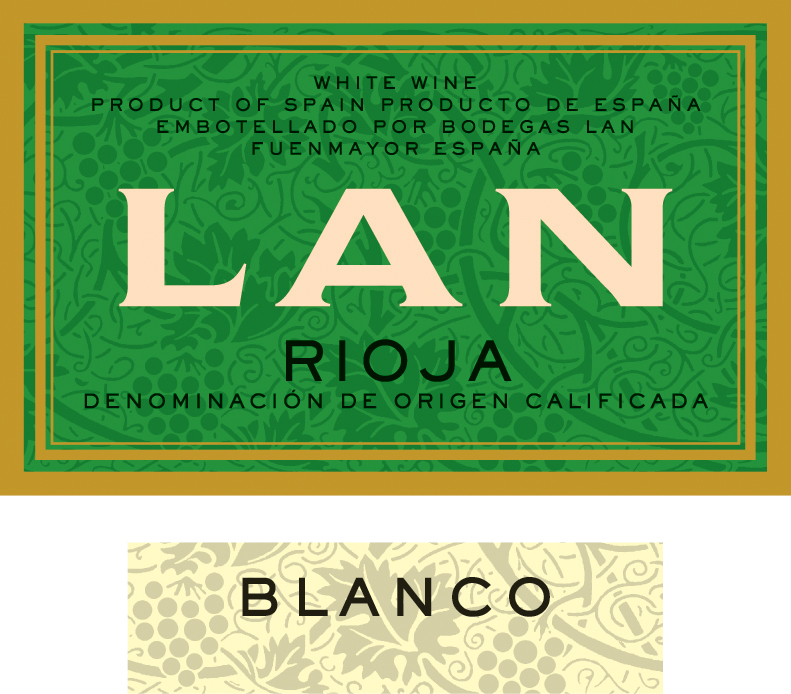 Bodegas LAN - Rioja - Blanco label