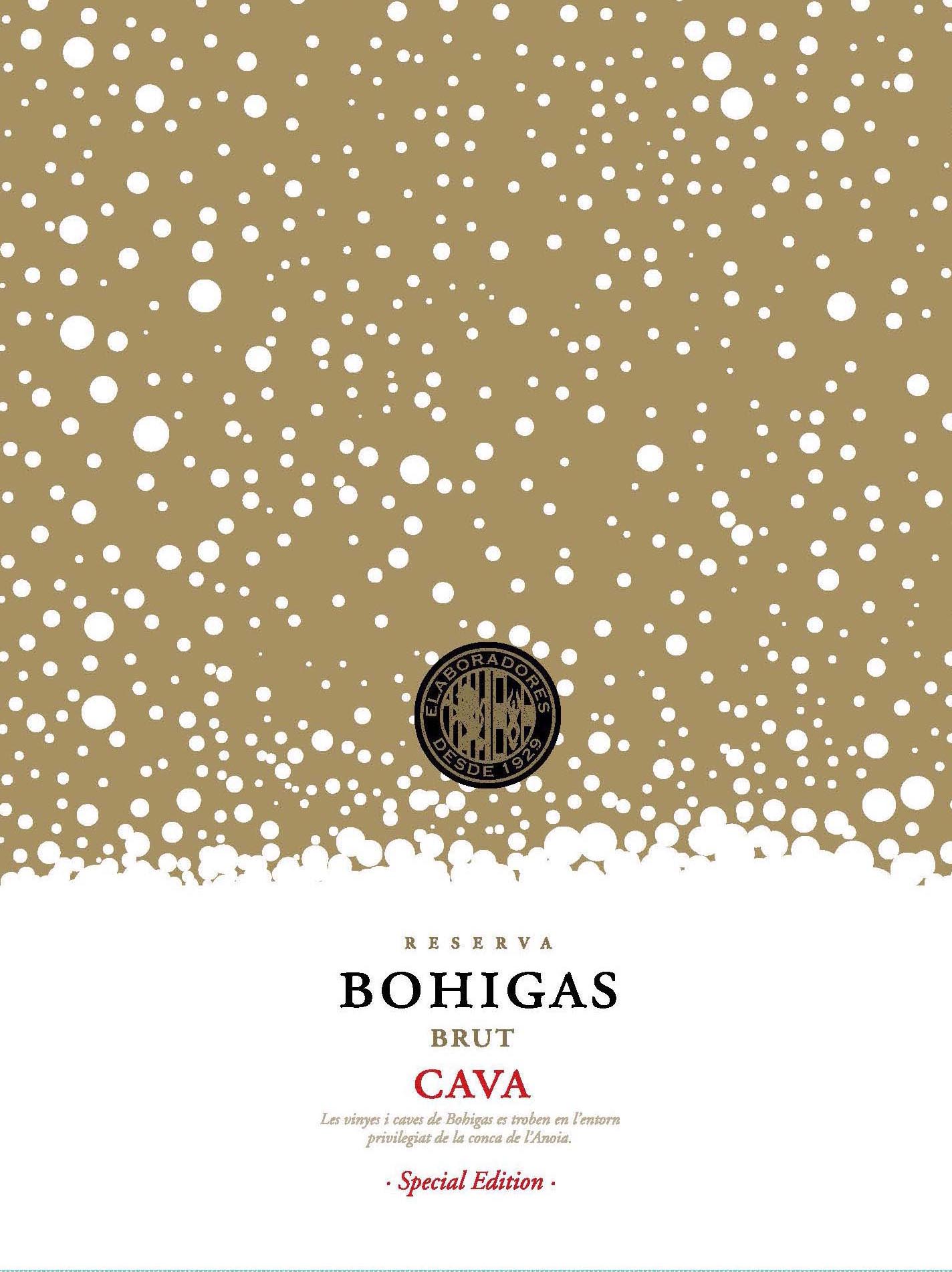 Bohigas - Cava Brut - Special Edition label