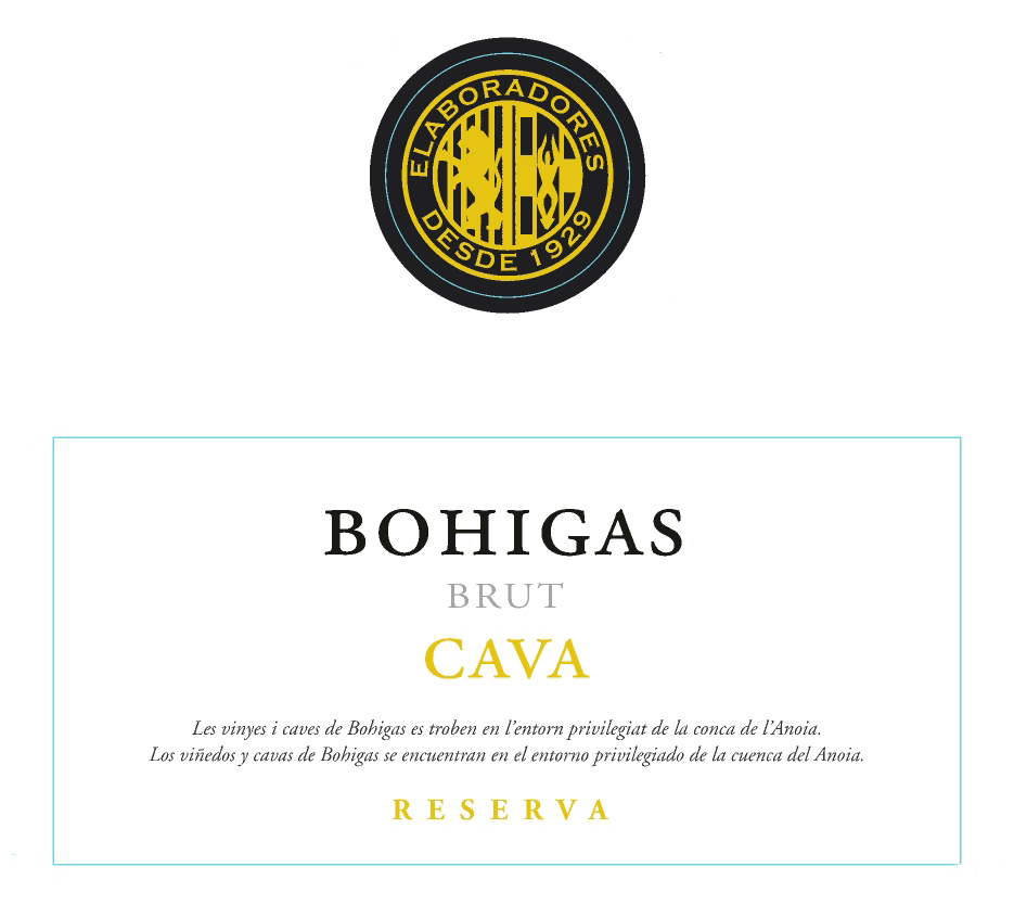 Bohigas - Cava Brut label