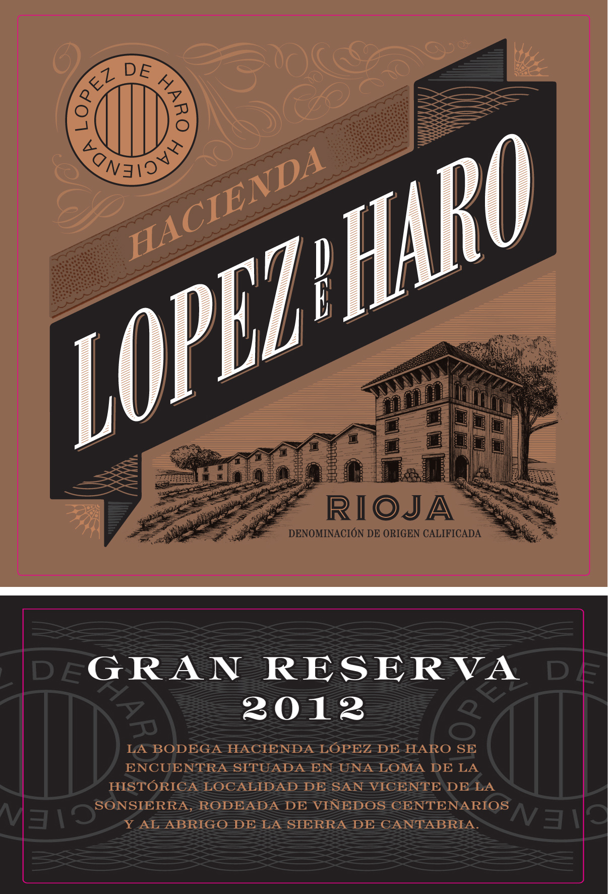 Hacienda Lopez de Haro - Gran Reserva label