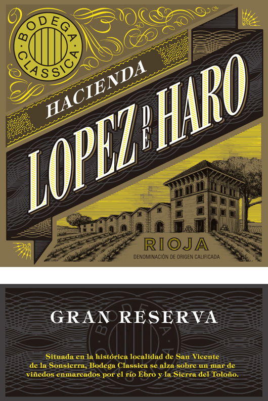 Hacienda Lopez de Haro - Gran Reserva label