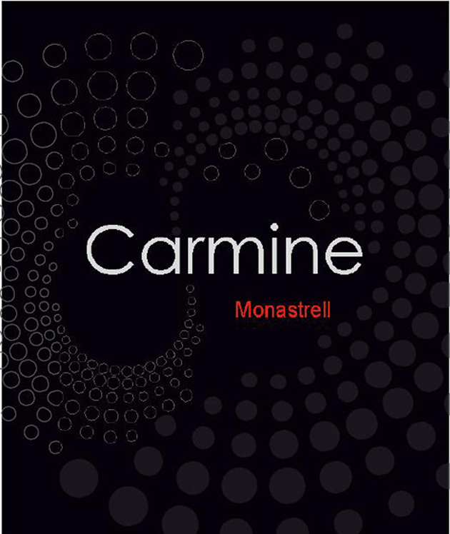 Carmine - 100% Monastrell label