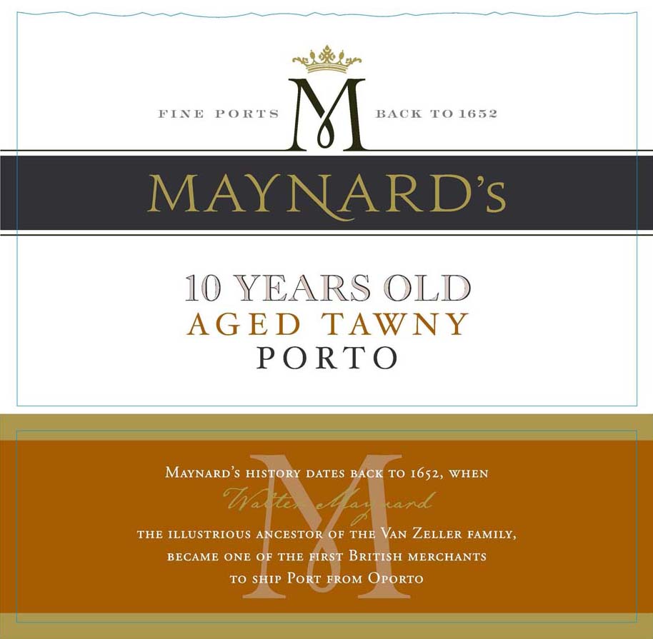Maynard's - 10 Years Old Aged Tawny Porto label
