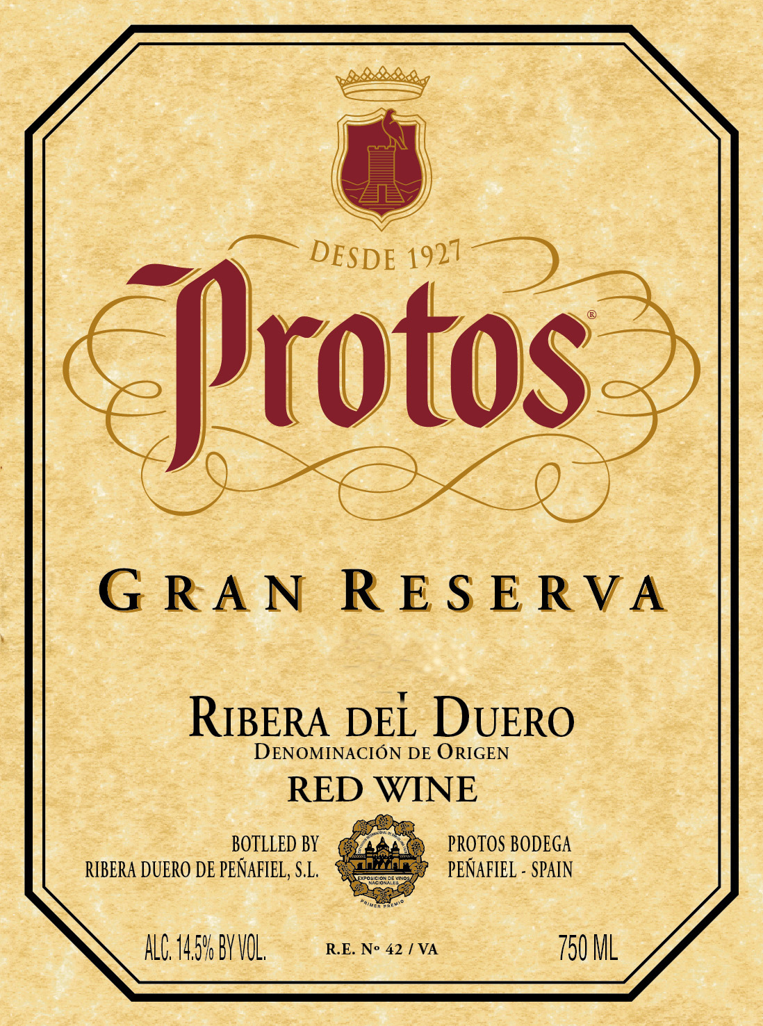 Protos - Gran Reserva label