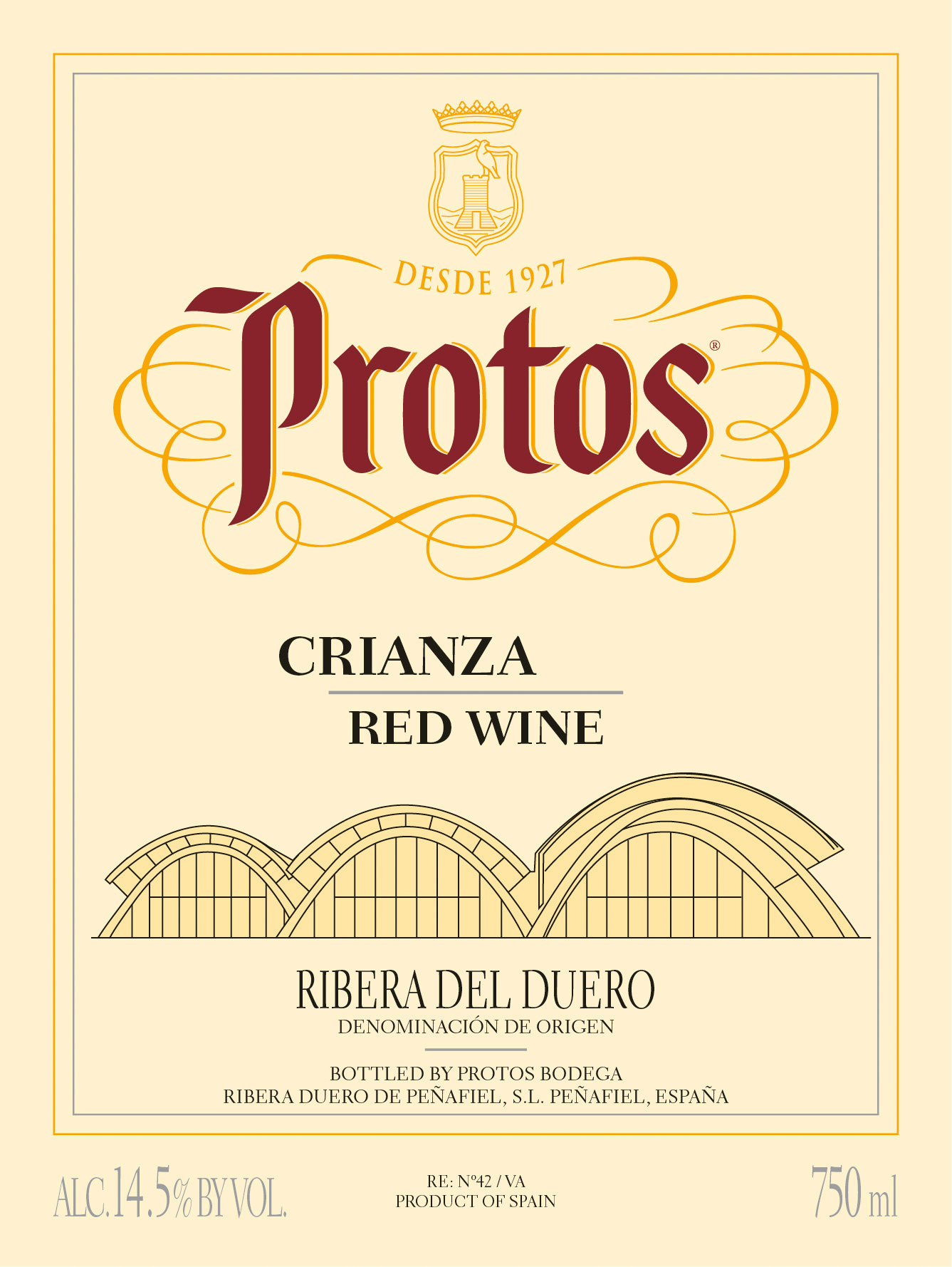 Protos - Crianza label