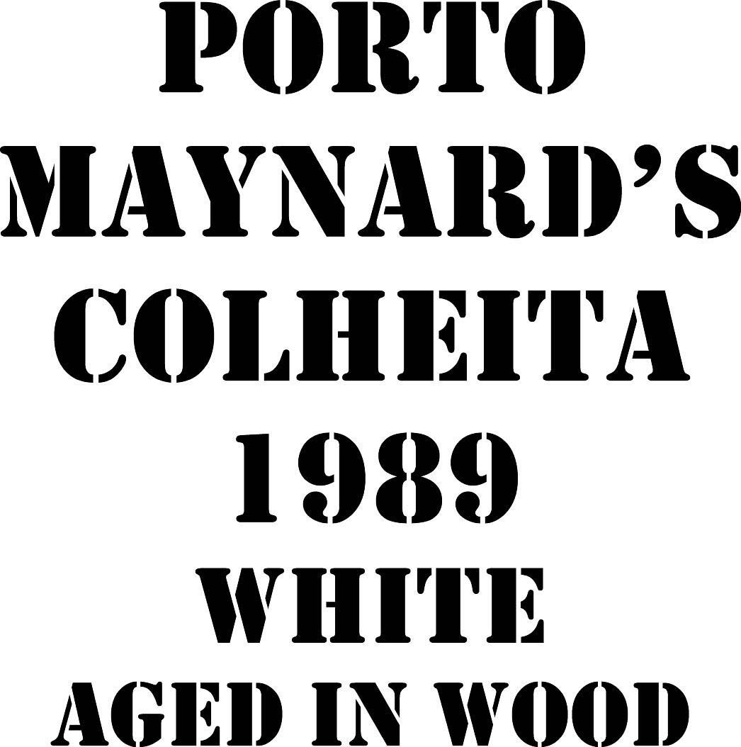 Maynard's Colheita - White Port label