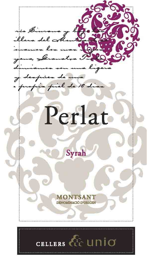 Perlat - Syrah label