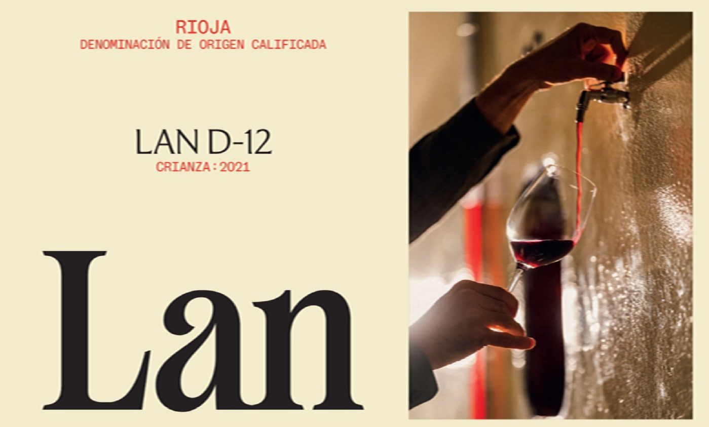 Bodegas LAN - D-12 Crianza label